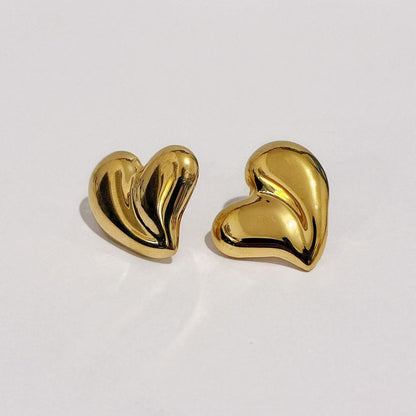 Orecchini “Cuore Scultoreo”