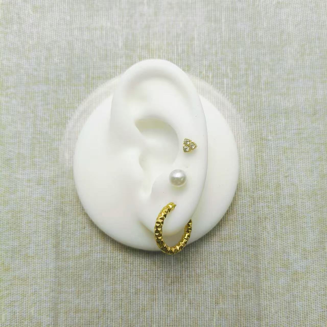 (O174)Set orecchini 3 pezzi