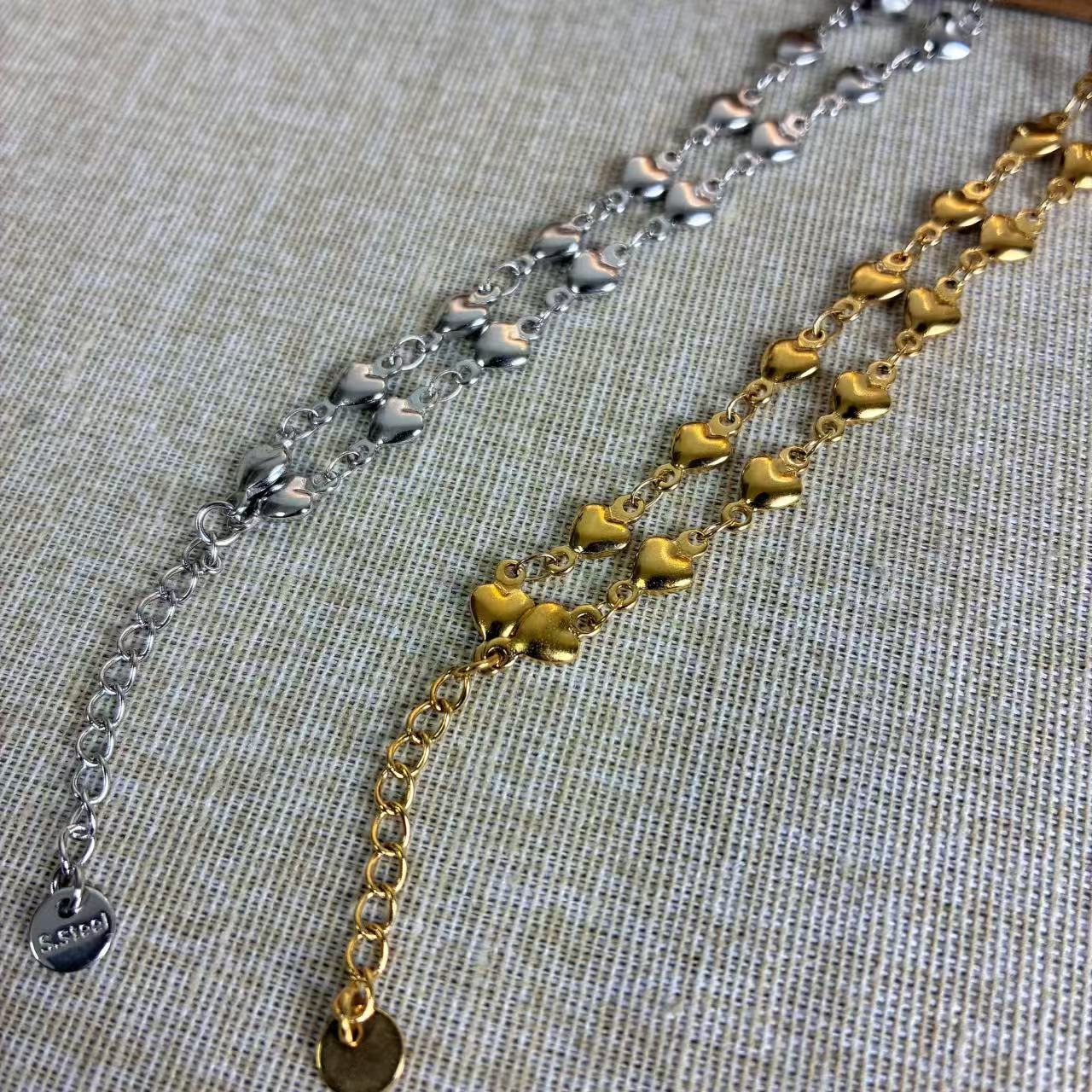 Bracciale “Cuoricini” – Piccoli battiti di luce