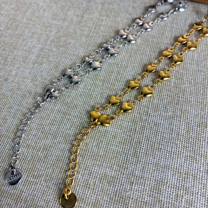 Bracciale “Cuoricini” – Piccoli battiti di luce