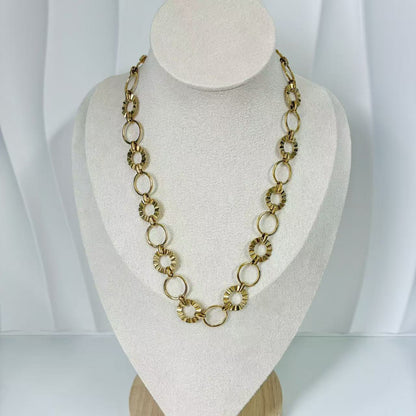 (C179)Collana girocollo in acciaio inox