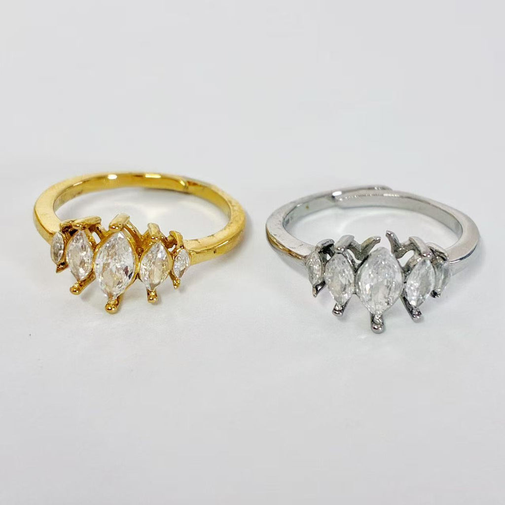 Anello “Corona di Luce” | in acciaio inox