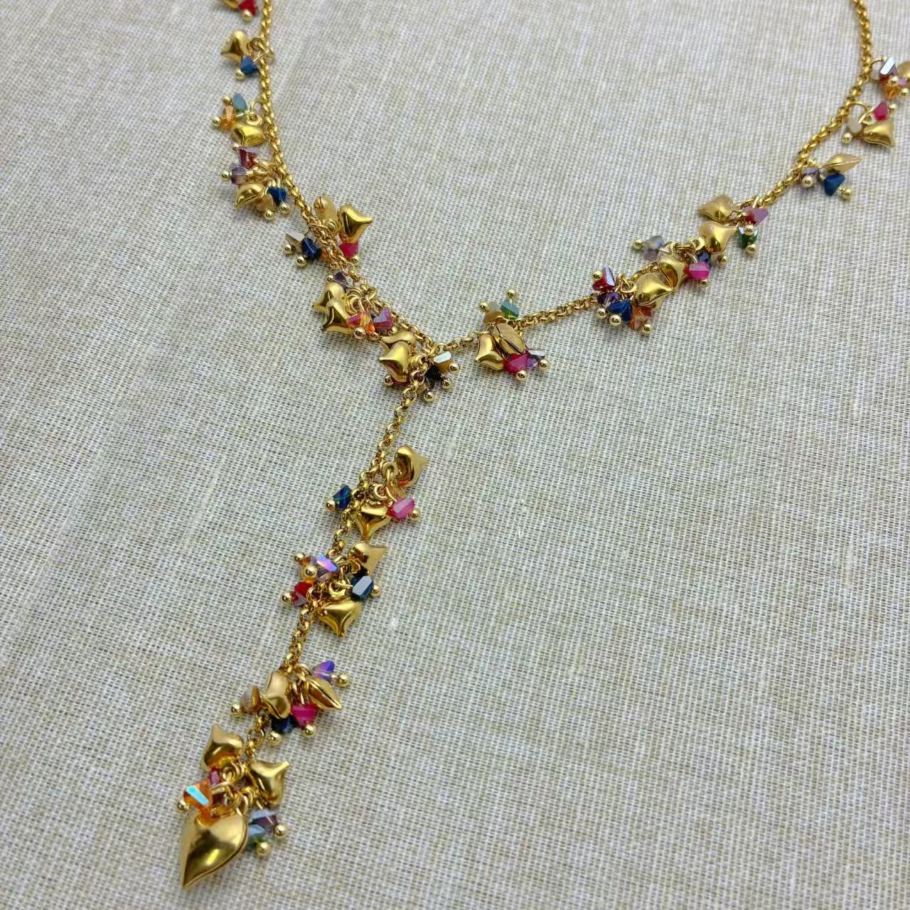 (C347)Collana mille cuori
