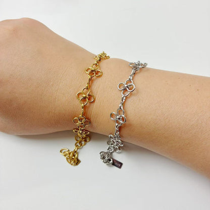 Bracciale con Ciondoli a Fiore