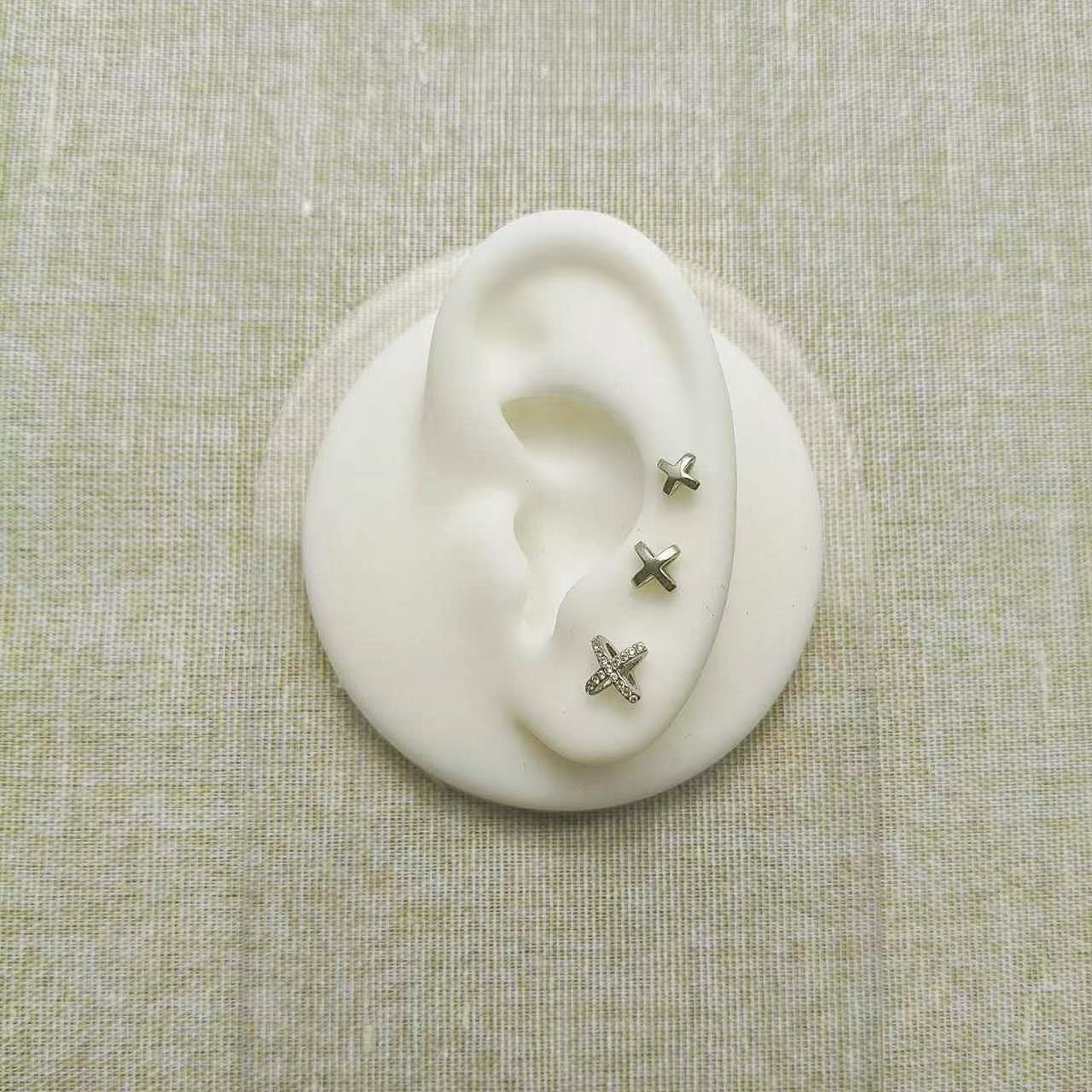 (O176)Set orecchini 3 pezzi