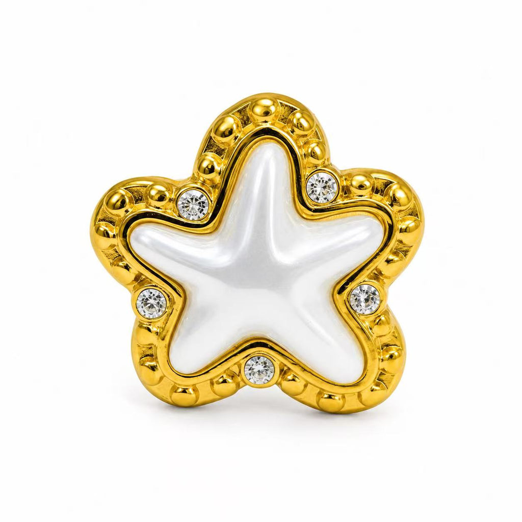 Anello “Stella Marina” | in acciaio inox