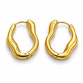 Orecchini “Ansa | in acciaio inox