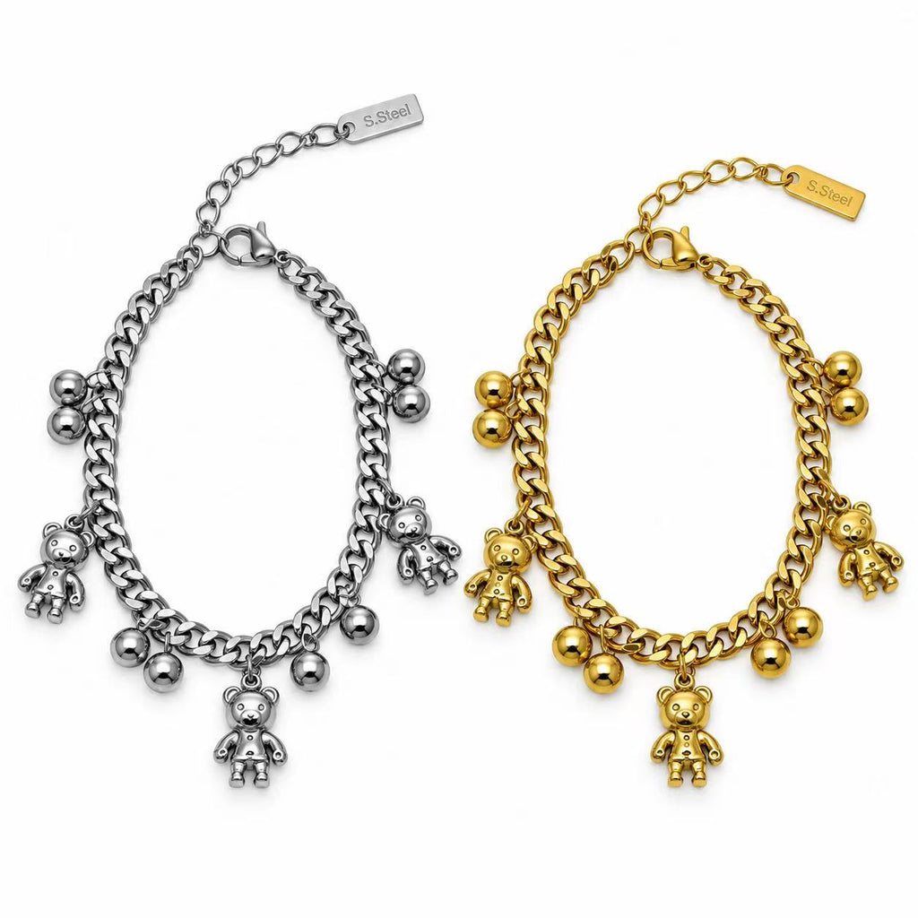 Bracciale Orsetti | 16-20cm | in acciaio inox