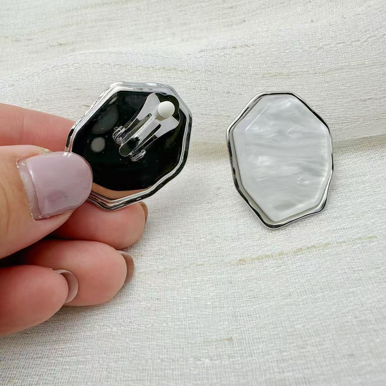 (O149)Orecchini a clip