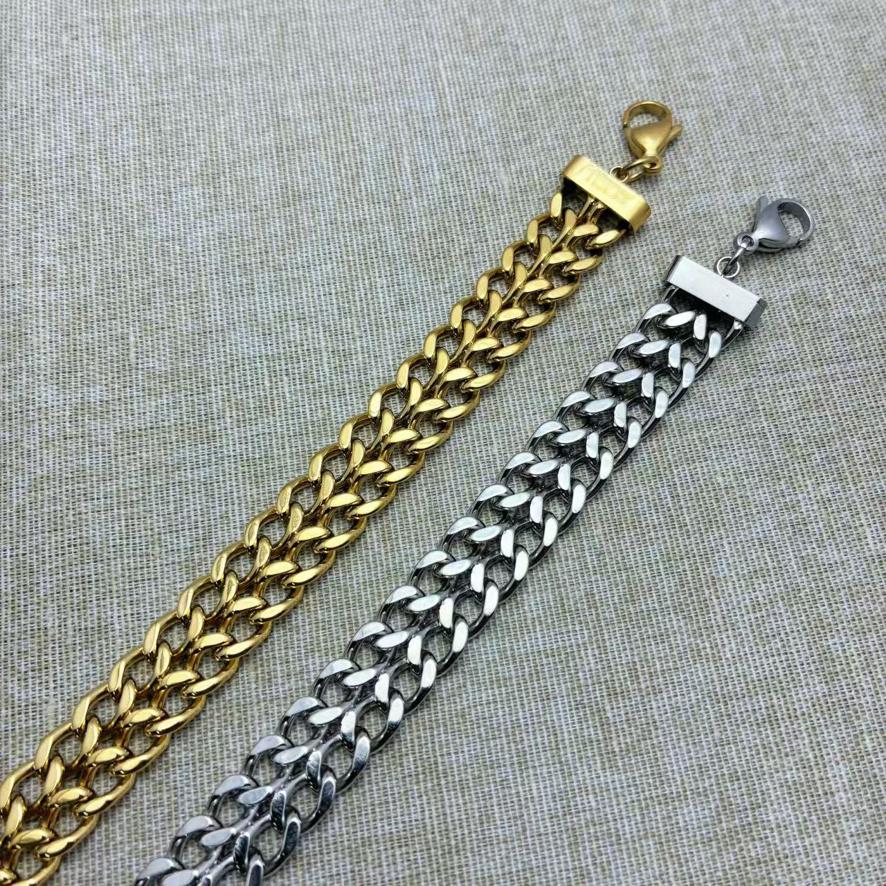 (C350)Collana donna doppio filo