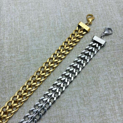 (C350)Collana donna doppio filo