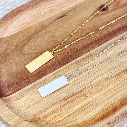 Collana “Minimal Rettangolo”