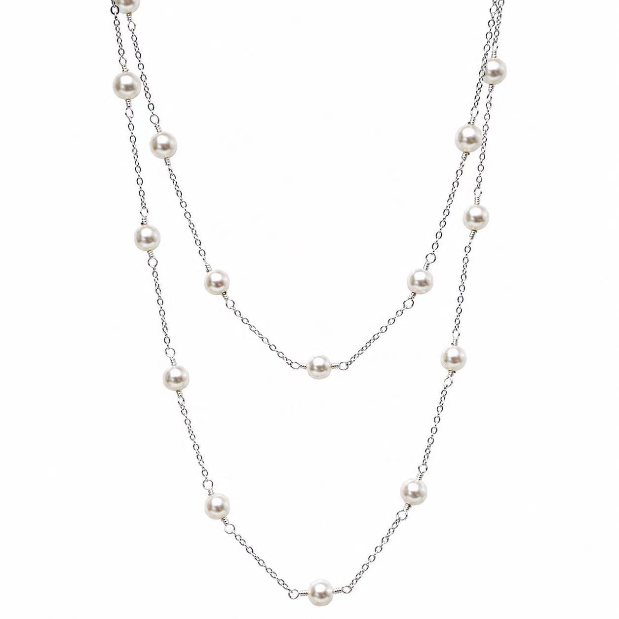 Collana “Aerea” | 95cm | in acciaio inox