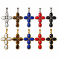 Ciondolo Petal Cross | in acciaio inox