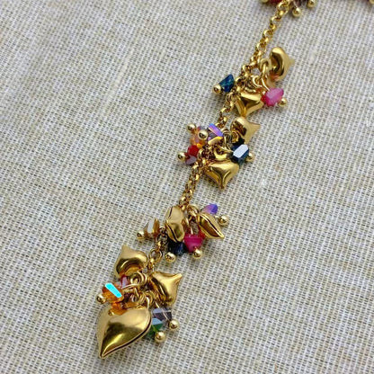 (C347)Collana mille cuori