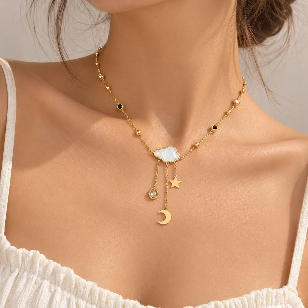 Collana "Sotto la Nuvola' | in acciaio inox