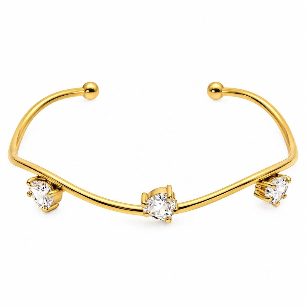 Bracciale Trilogia | semirigido | in acciaio inox