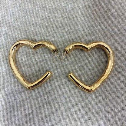 Orecchini Heart Line