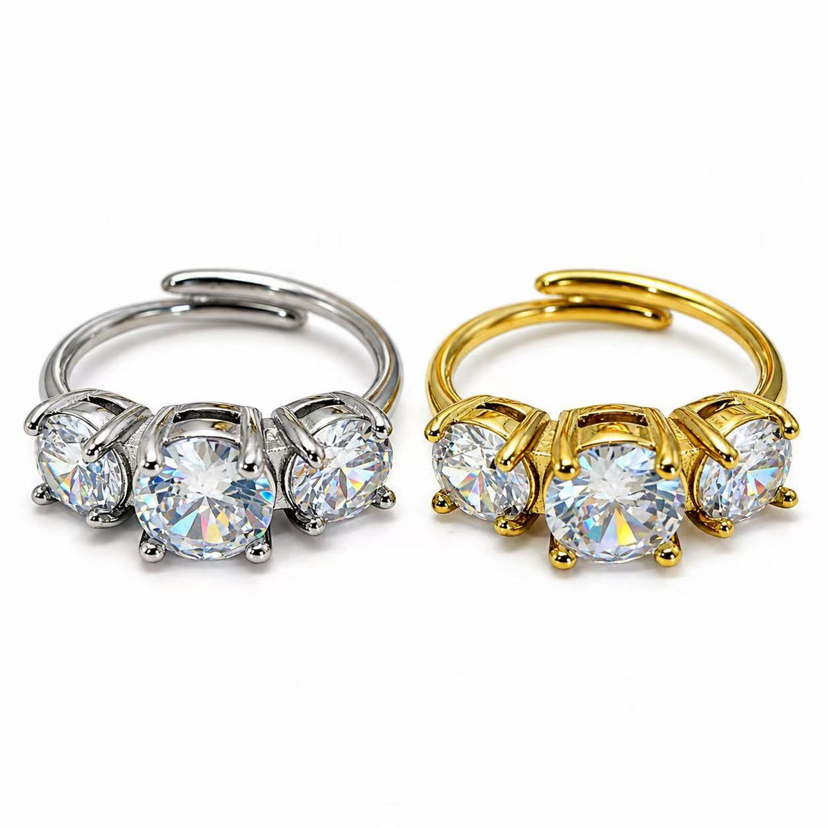Anello Trilogy | in acciaio inox