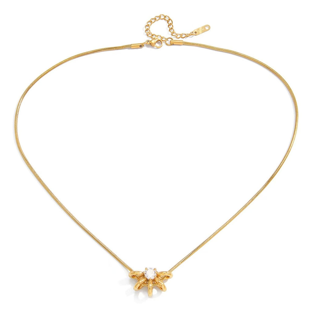 Collana “Raggiera” | 47cm | in acciaio inox