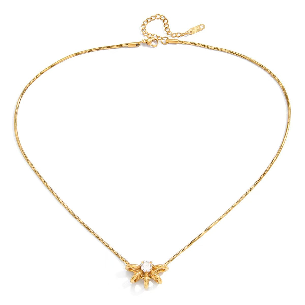 Collana “Raggiera” | 47cm | in acciaio inox