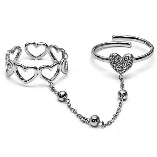 Anello “Heartline” | in acciaio inox