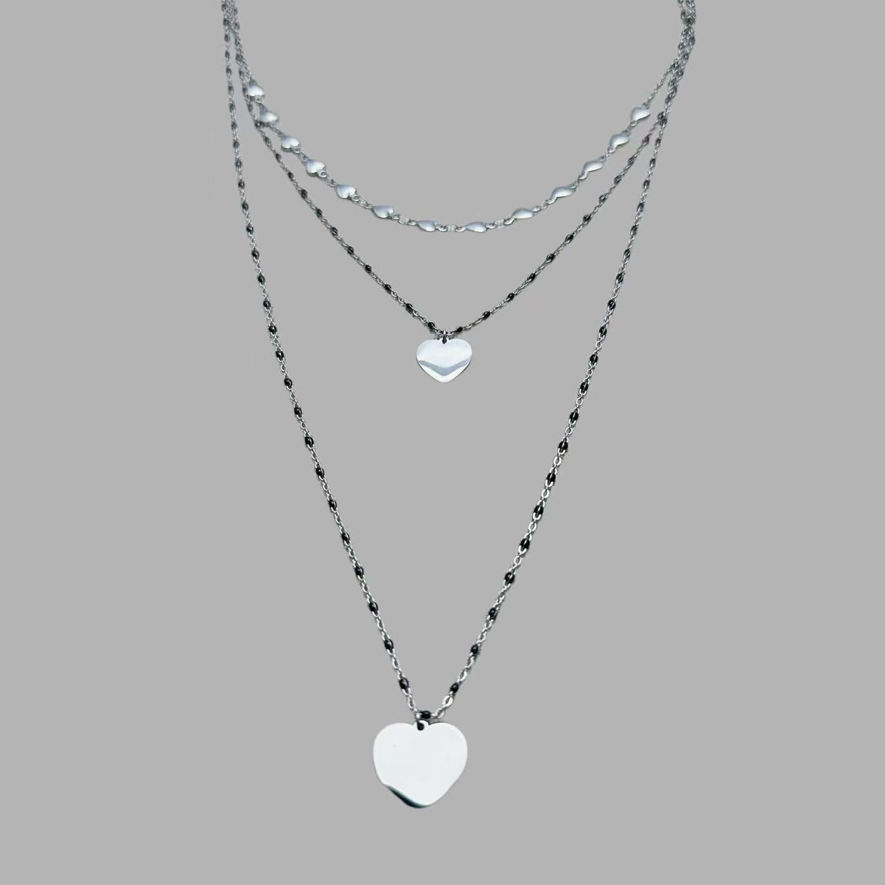 (C325)Collana 3 in 1 con stelle