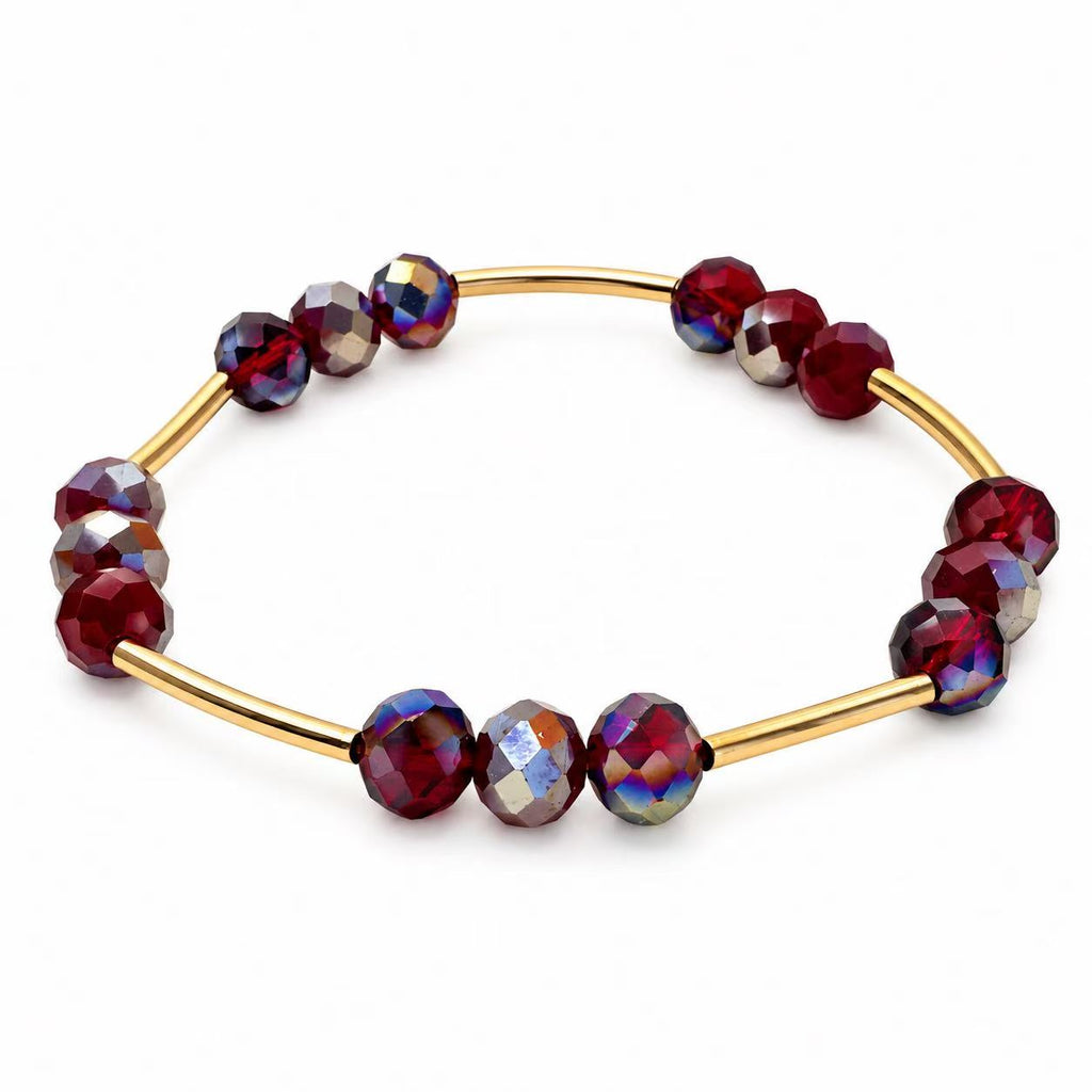 Bracciale boreale elastico  in acciaio inox