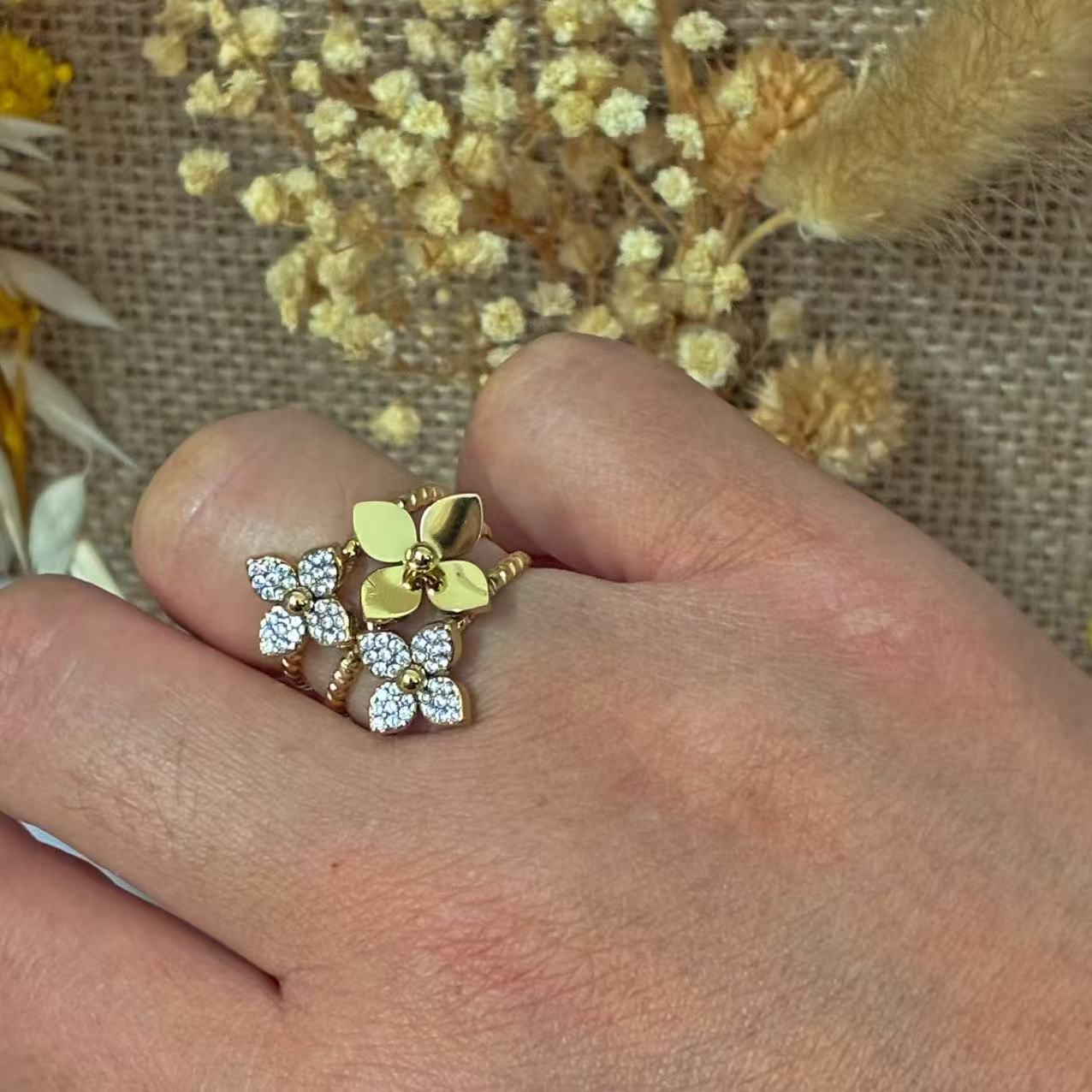 Anello Fiori di Luce