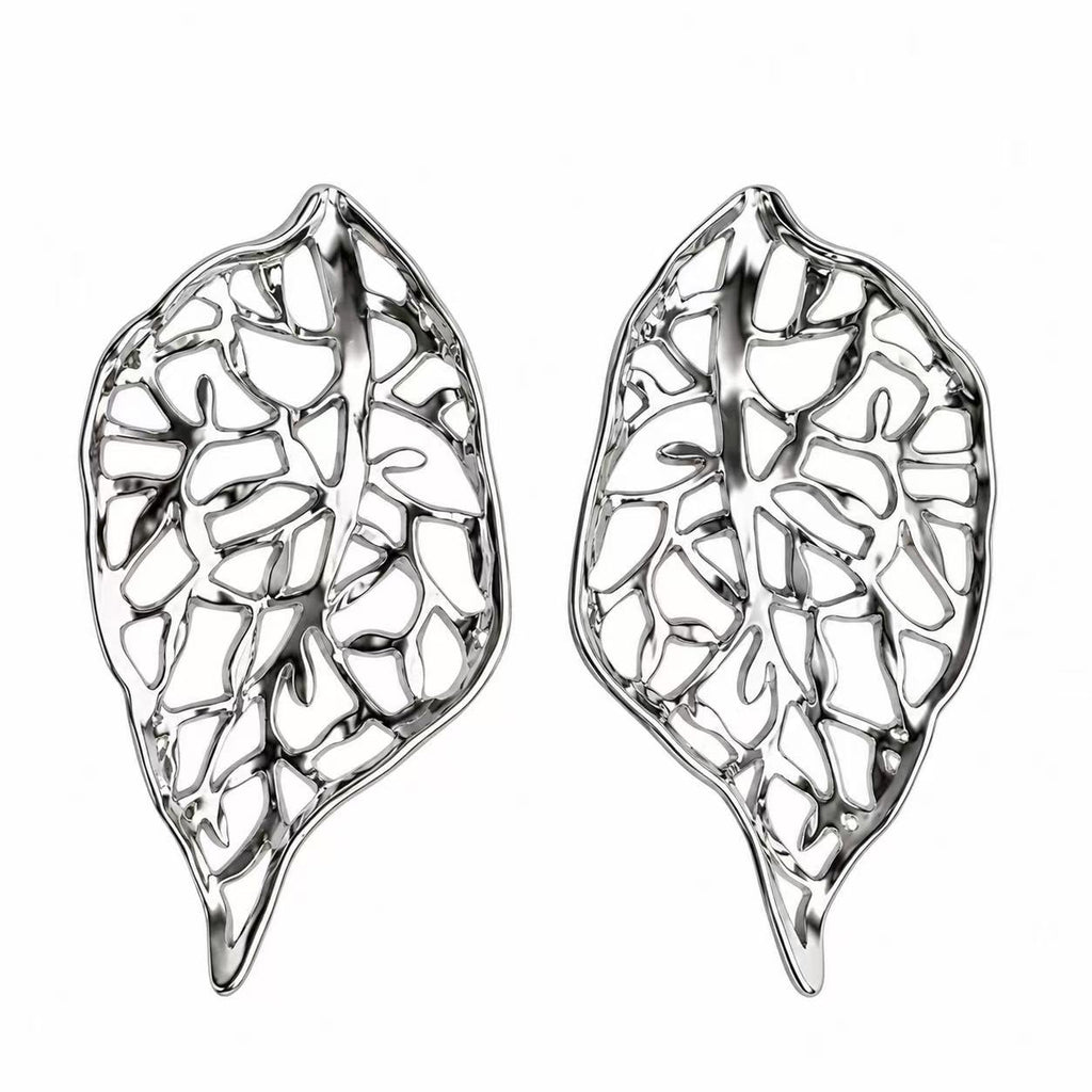 Orecchini Nervature | in acciaio inox