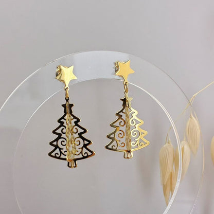 Orecchini “Albero di Festa” – Magia e Brillantezza d’Inverno