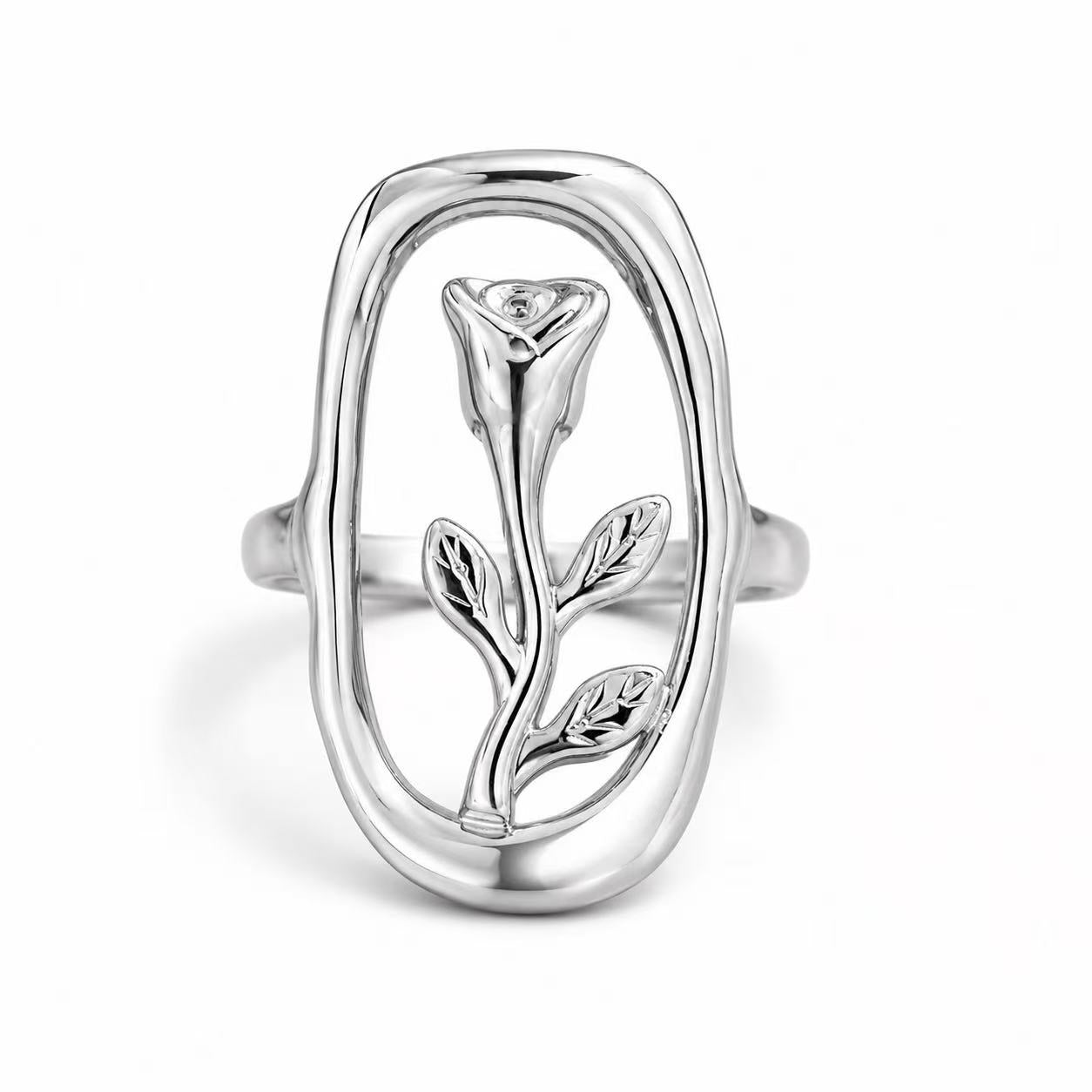 Anello “Rosaio” | in acciaio inox