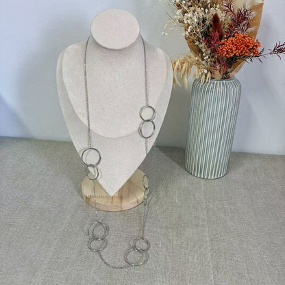 Collana “Cerchi” 90CM – L’equilibrio nel movimento