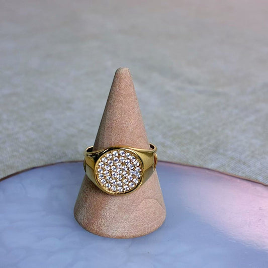 Anello mignolo “Sfera di Brillanti” – L’essenza del lusso moderno