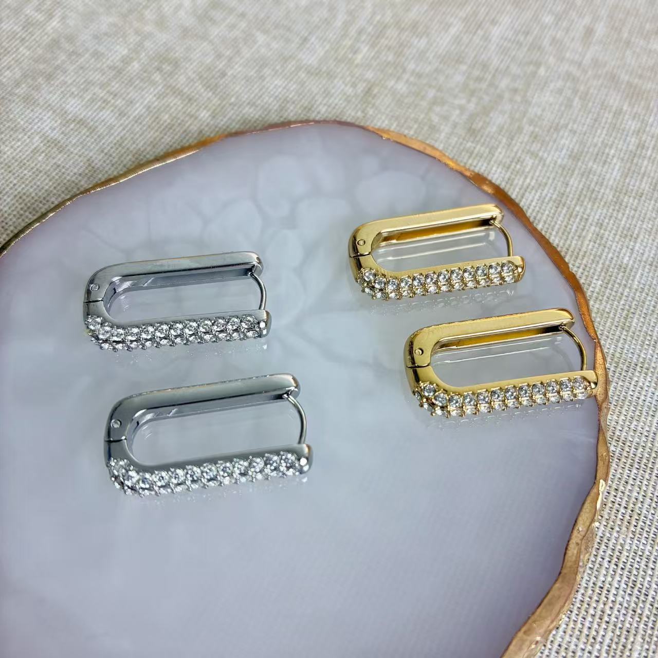 Orecchini Geometric Shine