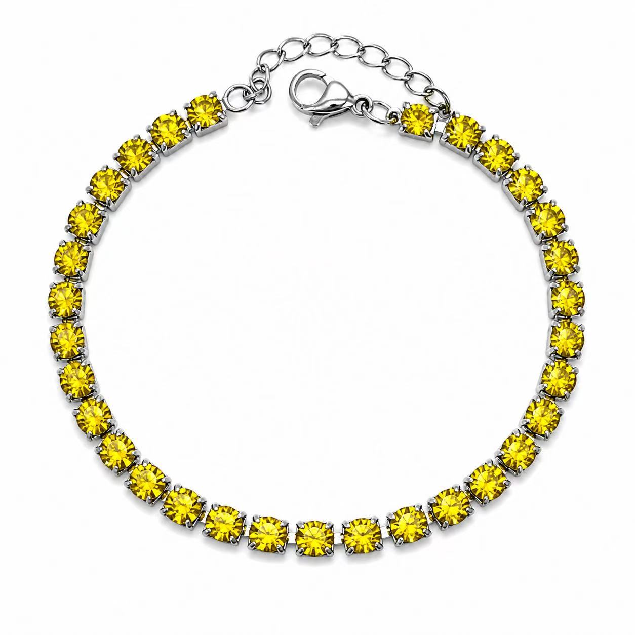 Bracciale tennis | 17-20cm | in acciaioi inox
