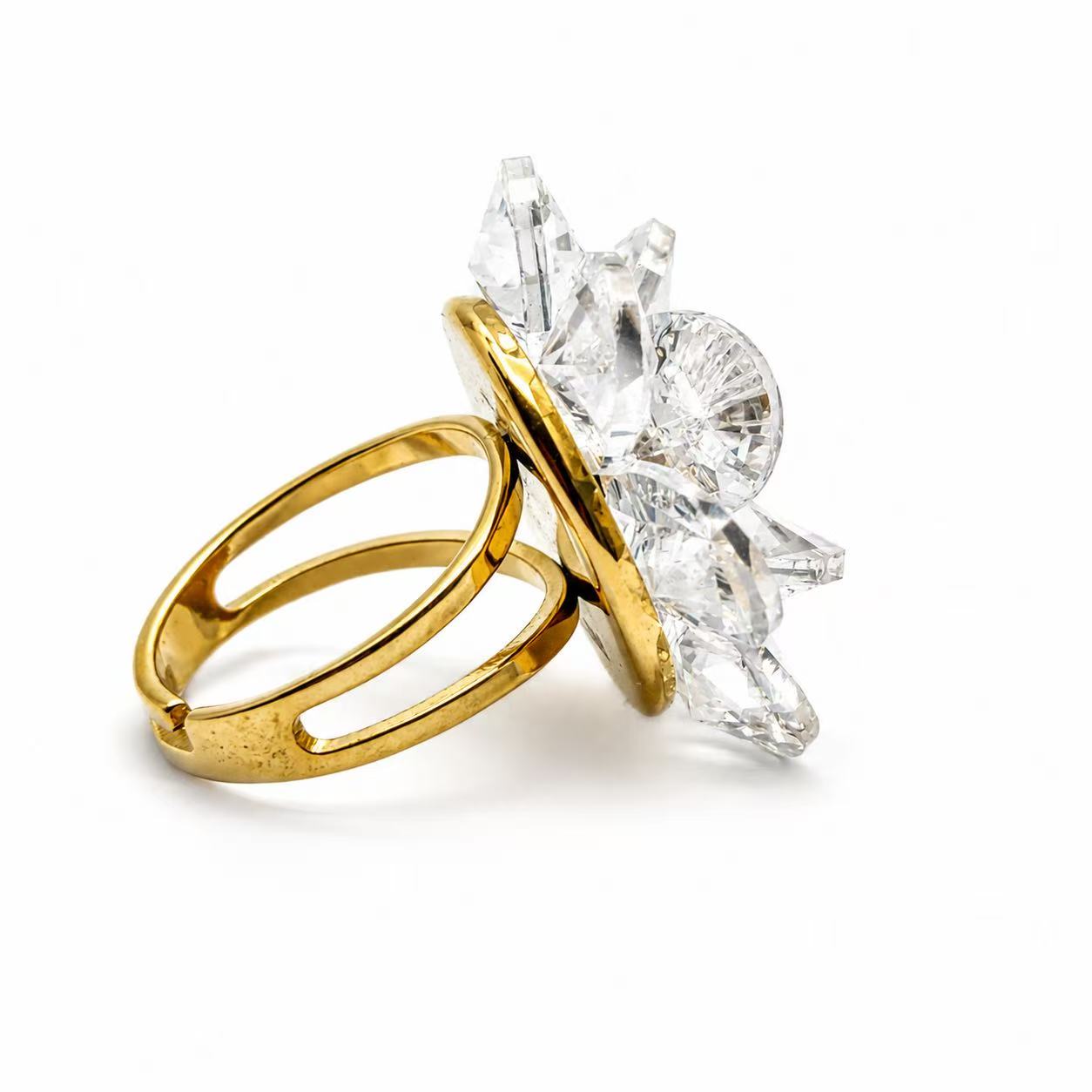 Anello “Bouquet” | in acciaio inox