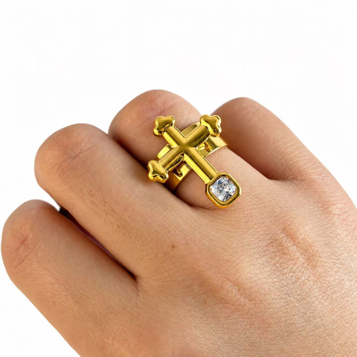 Anello Amore Sacro | in acciaio inox