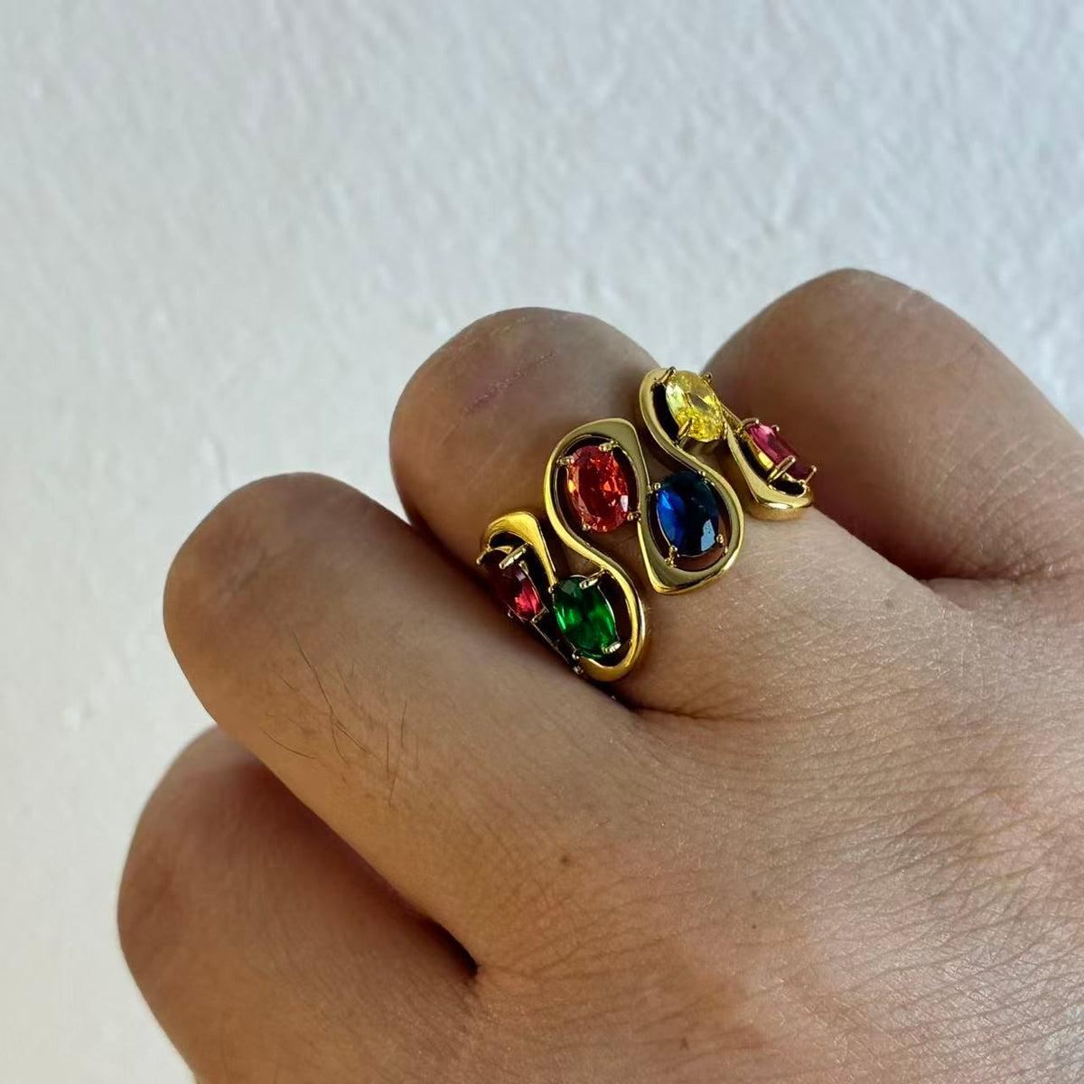 Anello Universo | misura 8(18) | in acciaio inox