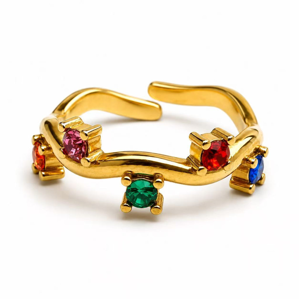Anello “Ondina” | in acciaio inox