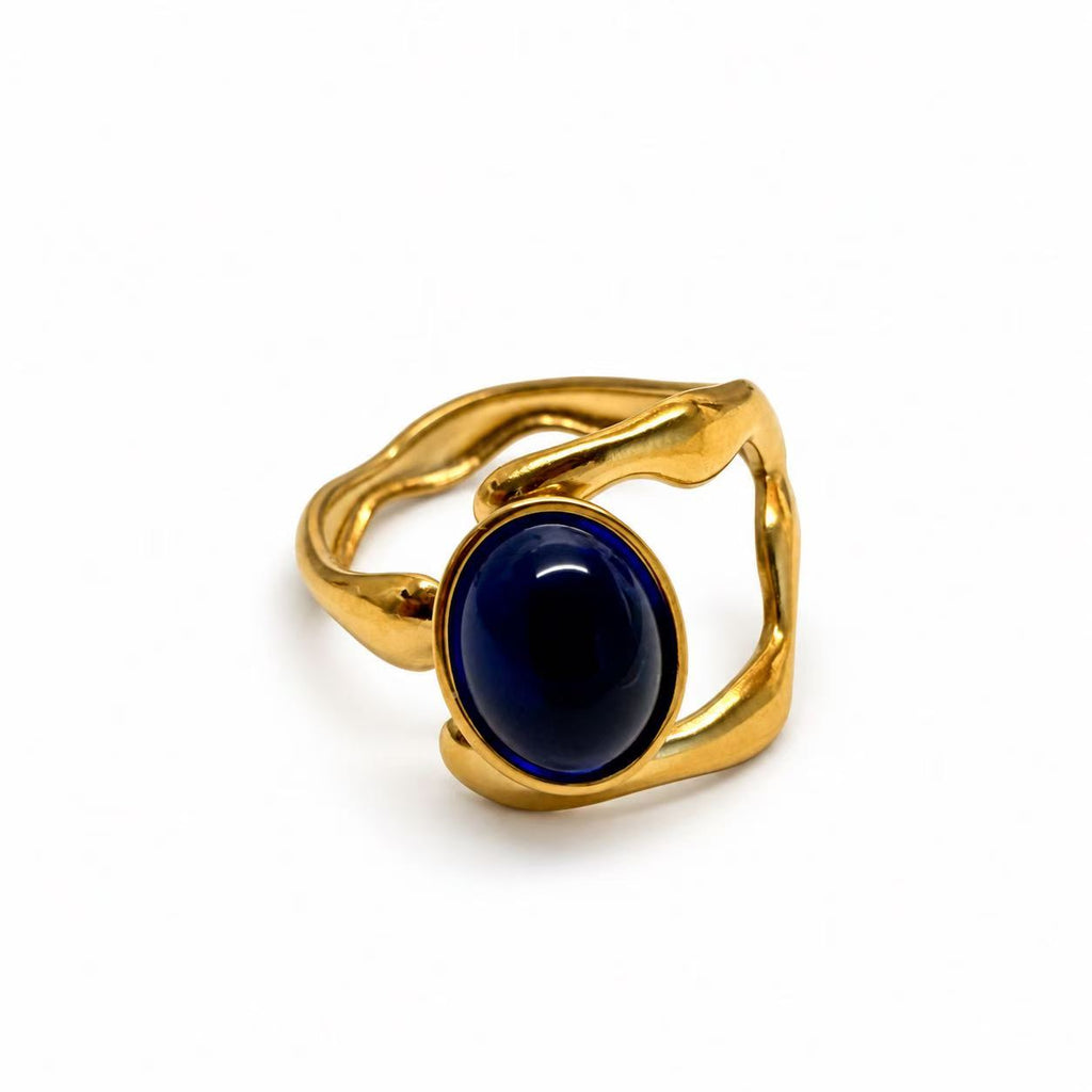 Anello Carezza d'Onda | in acciaio inox