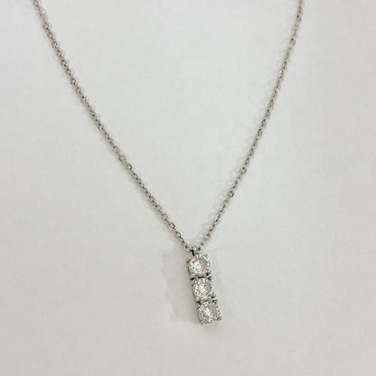 Collana Trio Brillante – Pendente Lineare