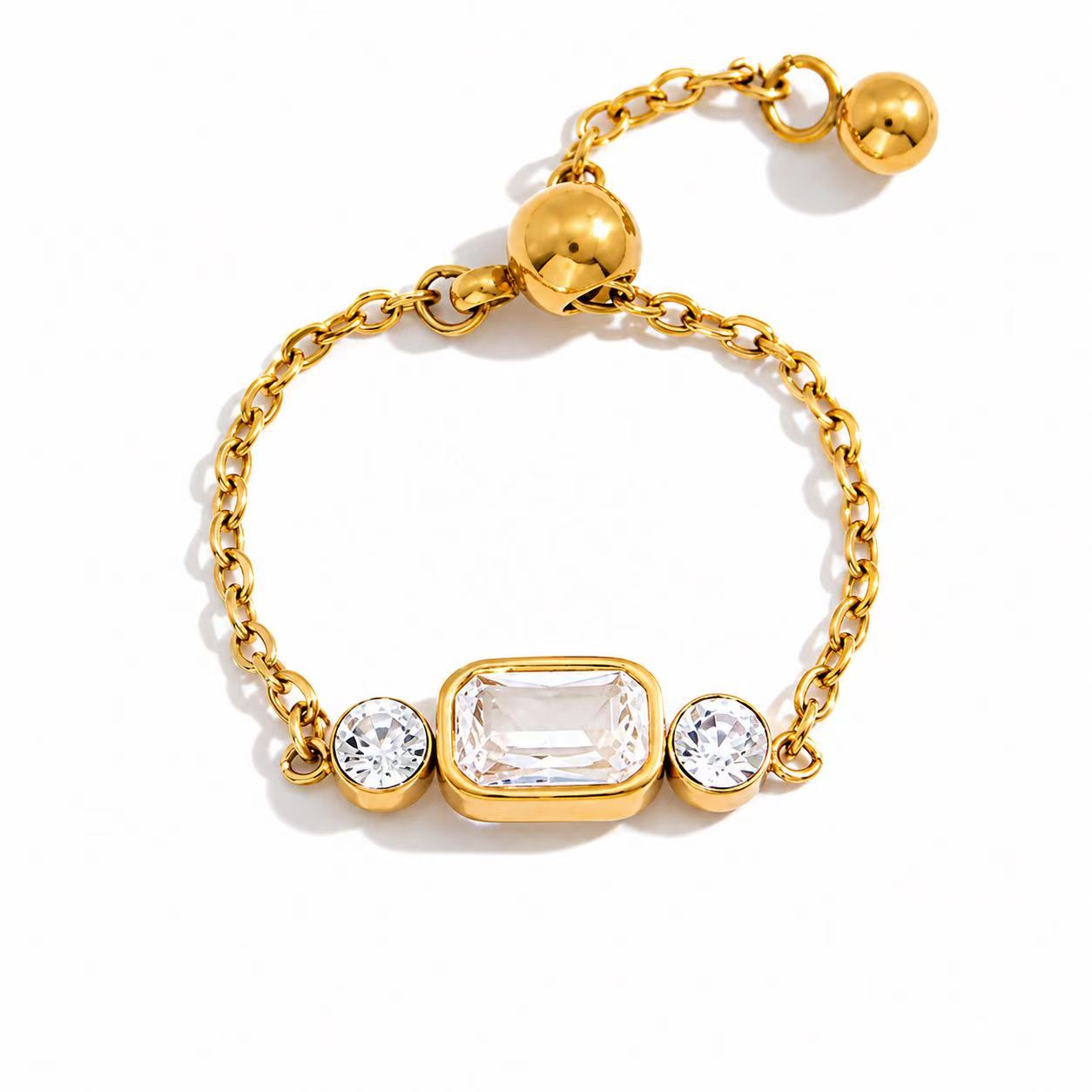 Anello “Legame” | a cursore | in acciaio inox