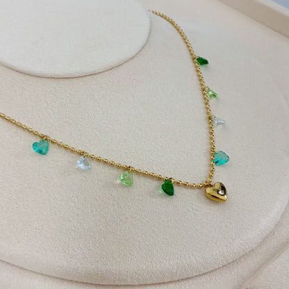 Collana “Rainbow Hearts”