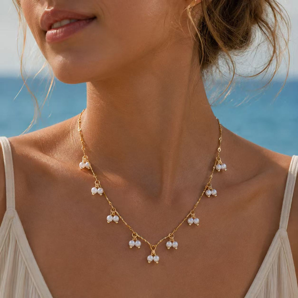 Collana Mughetto | in acciaio inox