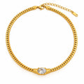 Collana Fulcro | in acciaio inox