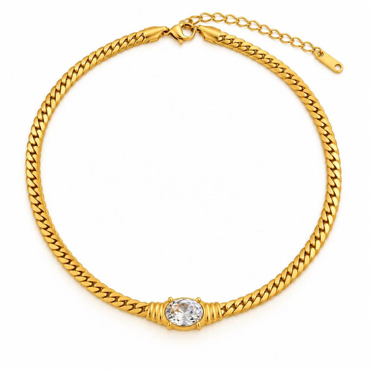 Collana Fulcro | in acciaio inox