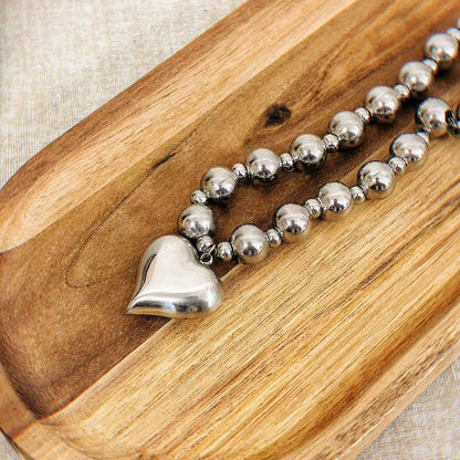 Collana Cuore Bombato