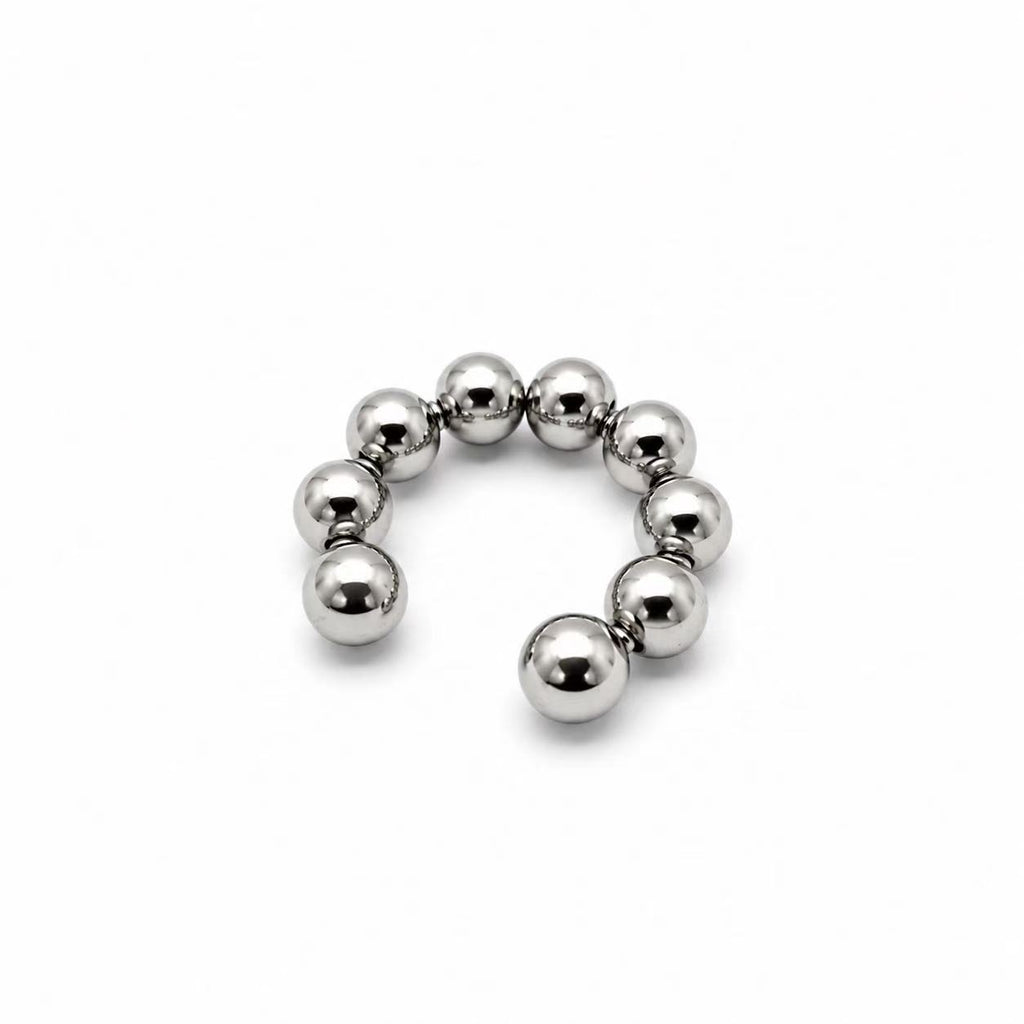 Ear cuff Palline | in acciaio inox