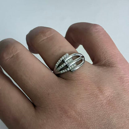 Anello “Onde di Brillanti”